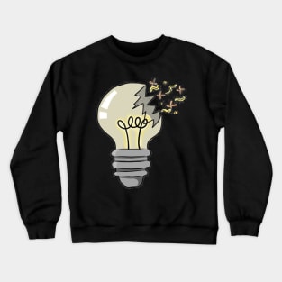 Broken Light-bulb Crewneck Sweatshirt